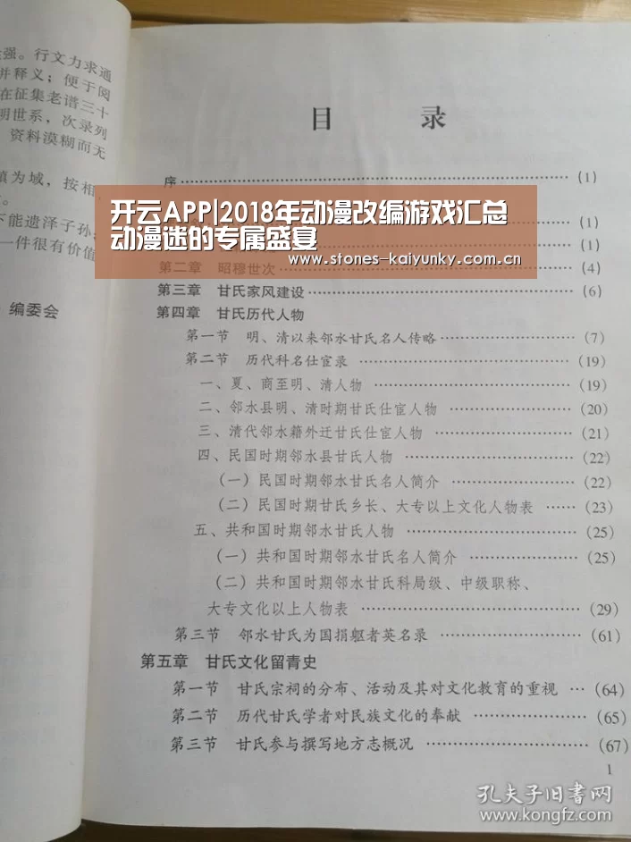 开云APP|2018年动漫改编游戏汇总 动漫迷的专属盛宴